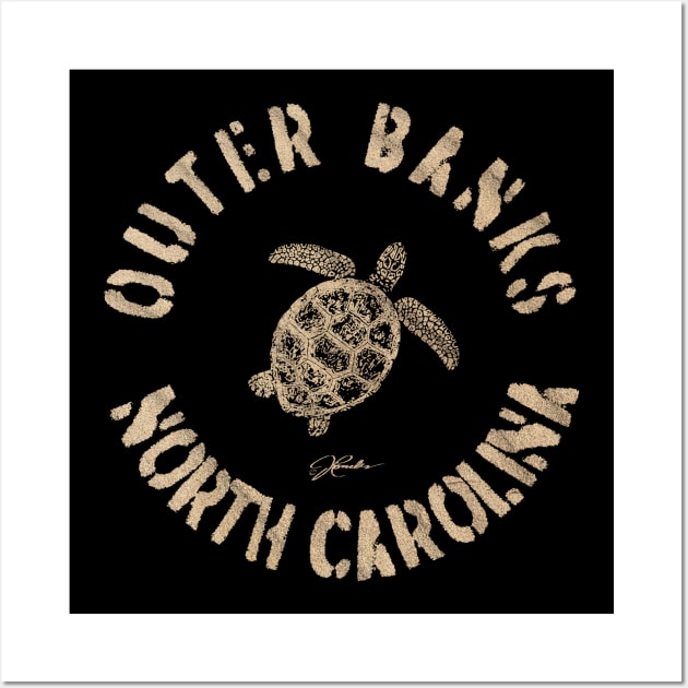 Outer Banks, North Carolina, Sea Turtle Wall Art by jcombs